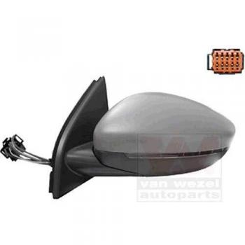Espejo retrovisor VAN WEZEL 4081827, tipo: espejo retrovisor, características: diseño específico para vehículos, fácil instalación, ajuste manual o eléctrico (dependiendo del modelo), vidrio convexo para mayor visibilidad, incluye soporte