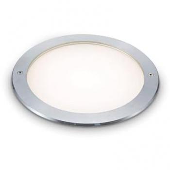 Luz de suelo empotrada para exteriores Taurus LED integrada de acero, redonda, 1250Lm, 3000K, IP67