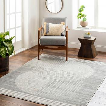 Alfombra escandinava moderna Surya gris/beige 200x275 cm