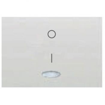 Tecla para interruptor bipolar luminoso BLANCO BJC Coral 21708-L