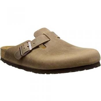 Birkenstock Boston Waxy Tobacco Brown Clogs Unisex Size 36
