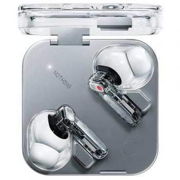Auriculares Inalámbricos Bluetooth Nothing Ear (3) con Cancelación Activa de Ruido, 22 Horas de Batería, Hi-Res Audio y Carga Rápida - Blanco