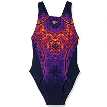 Speedo Gemstoneflash Recordbreaker Bañador, Mujer, Azul Marino