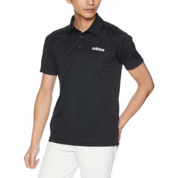 adidas D2M Ccool Camiseta Polo, Hombre, Black, S