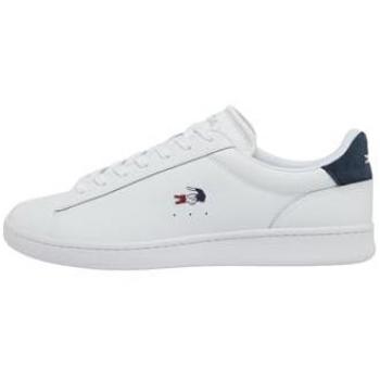 Zapatillas Lacoste Carnaby Set 224 7 para Hombre - Diseño Elegante en Cuero Blanco Talla 44