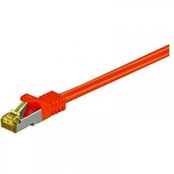 Cable de red S/FTP (PiMF) 1.5m Cat 7 Naranja, conector RJ45