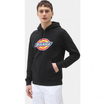 Dickies Men's Black Icon Logo Hoodie - Size XL