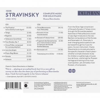 Complete Music for Solo Piano - Oxana Shevchenko