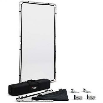 Manfrotto - Kit Scrim Pro Completo XL 2.9x2.9 m - Catadióptrico Reflectante Todo En Uno