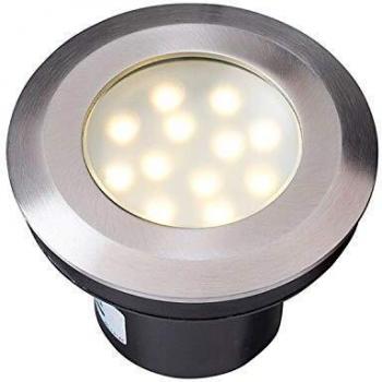 Foco LED empotrable de suelo Garden Lights Gavia 12V 2W 85-90 lm IP67 Blanco Cálido/Blanco Frío 3000/6000K