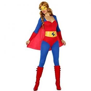 Disfraz de Superheroína para Mujer - Talla M/L - Color Azul