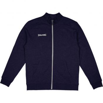 Chaqueta con Capucha Spalding Flow para Hombre, Azul Oscuro, Medium