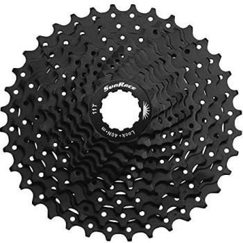 SunRace CSMS1 Casete Unisex, Negro, 11-36 Dientes