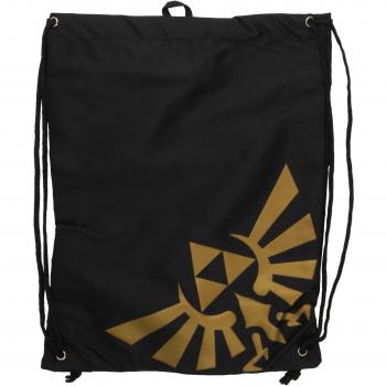 Nintendo - Leyenda de Zelda - bolsa de deporte con logotipo del oro, color negro