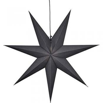 Estrella de papel Ozen 7 puntas Ø 100 cm con LED para decoración navideña
