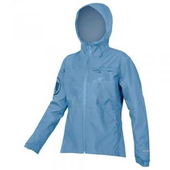 Chaqueta impermeable de ciclismo para mujer Endura Singletrack II azul acero (XS)