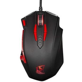Konix Valkyrie - Ratón para juegos, color negro