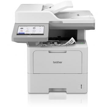 Brother MFC-L6910DN Impresora Multifunción Láser Monocromo Dúplex con Fax, 50ppm, Color Blanco