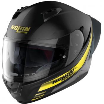 Nolan N60-6 Sport Outset Casco Integral - Negro-Amarillo (Tamaño L)