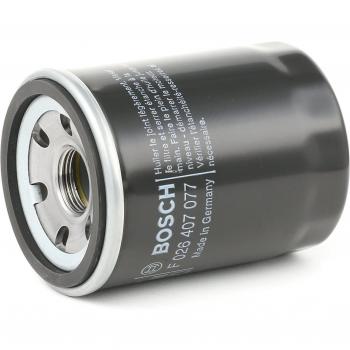 Filtro de aceite BOSCH F 026 407 077 M 20 x 1,5 con válvula de bloqueo retorno enroscable para HONDA: PRELUDE 4, Jazz 3, CIVIC 6 Coupe