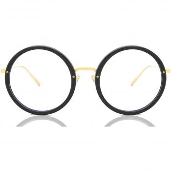 Linda Farrow TRACY LFLC239 C1 Women’s Eyeglasses Black Size 51 (Frame Only) - Blue Light Block Available