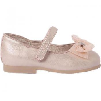Bailarinas de Niña Mayoral 41537 Rosa - Bailarinas, color rosa, diseño elegante, cierre tipo hebilla, suela antideslizante, material sintético y textil