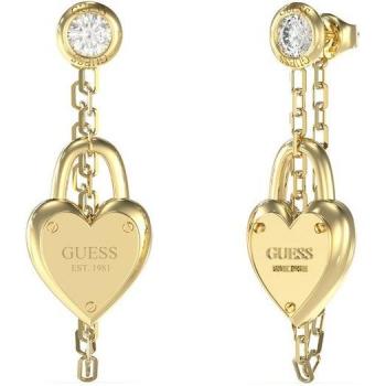 Pendientes de acero dorado GUESS JUBE04212JWYGT-U corazón