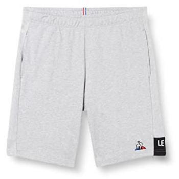 Pantalón Corto Deportivo Hombre Le Coq Sportif Essentiels Regular Nº2 Gris Negro