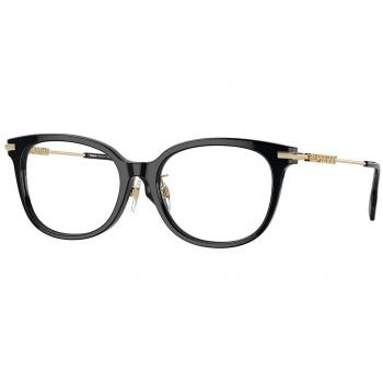 Burberry BE2391F Asian Fit 3001 Women’s Eyeglasses Black Size 53 (Frame Only) - Blue Light Block Available