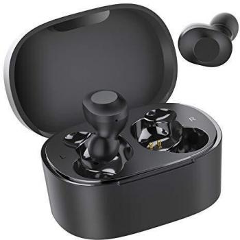 Auriculares Inalambricos Bluetooth,KUNGIX Bluetooth 5.0 Auriculares Inalámbricos Verdaderos, IPX5 TWS Mini Auriculares Deportivos,Conexión Bluetooth Estable para Dispositivos Móviles