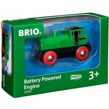 BRIO® 33595 Locomotora a Pilas Verde Bidireccional con Luz