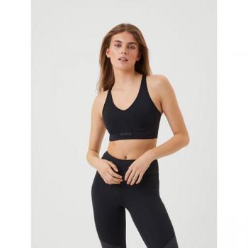 Björn Borg Mid V Support Black Men's Sports Bra
