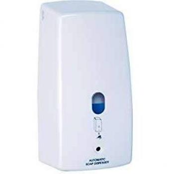 Wenko Treviso Dispensador Jabón 0.65 L, Blanco, 10.5x11x22.5 cm