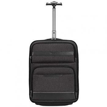 Targus TBR038GL Maleta compacta con ruedas para llevar debajo del asiento CitySmart 12-15,6 - Negro/Gris