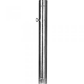 Theca 7500055 Tubo Acero Chapa Galvanizada con Llave, Multicolor