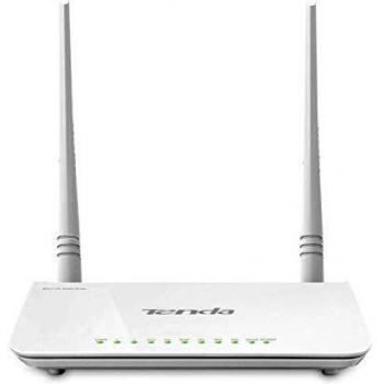 Modem Router Tenda D303 ADSL2+/3G con Wi-Fi 802.11b/g/n, Velocidad de 300Mbps, Frecuencia de 2.4GHz, Dos Antenas de 5dBi, Puertos RJ11 y RJ45, y USB 2.0