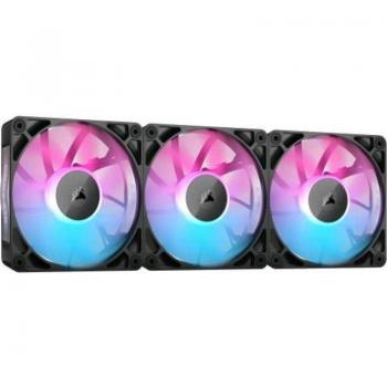 Corsair iCUE LINK RX120 RGB Triple Pack de Ventiladores PWM Suplementarios en Negro