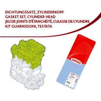 Juego de juntas de culata CORTECO 418492P para OPEL Zafira B, Corsa D 3/5 puertas y Meriva A