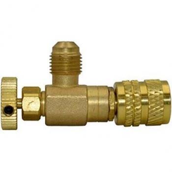 Válvula de cierre R32 1/2 Acme F x 5/16 SAE M para aire acondicionado