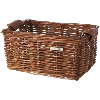 Basil – Cesta para bicicleta Dorset S, color Nature Brown, tamaño talla única