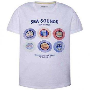 Pepe Jeans Camiseta AKI Blanco Niño 8 Blanco
