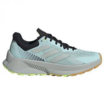 Adidas Terrex Soulstride Flow Zapatillas de Trail Running para Hombre - Color Gris y Lima, Talla 44 EU