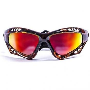 Ocean Sunglasses Australia - Gafas de Sol polarizadas - Montura : Marrón - Lentes : Amarillo Espejo