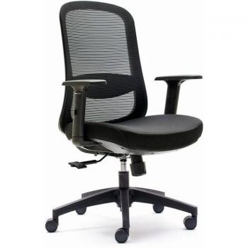 Silla Ergonómica de Oficina con Malla Negra Lima