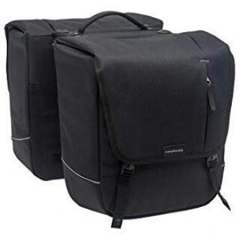 Bolsas de bicicleta dobles New Looxs Nova Racktime 32L color negro