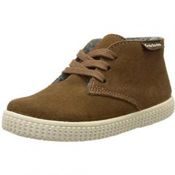 Victoria 106788 - Zapatos primeros pasos de Piel para niña Marrón Marron