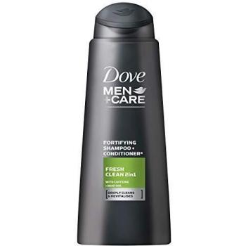 Dove Men + Care Fresh Clean Champú y Acondicionador 2 en 1 para Hombre 400 ml