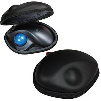 Hermitshell Travel EVA PU Llevar tamaños cubierta de la bolsa del bolso compacto para Logitech M570 Wireless Trackball Mouse ratón
