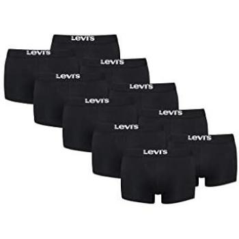 Bóxer Levi's Solid Basic de Algodón Orgánico Negro (Pack de 2, Talla S)