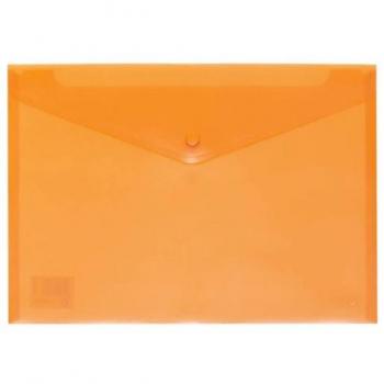Carpeta Sobre A4 con Cierre de Broche en Polipropileno (PP) Naranja Paquete de 10
